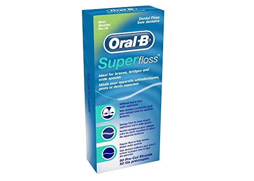 Oral B 50 piezas pre-cortadas Superfloss - Pack de 3
