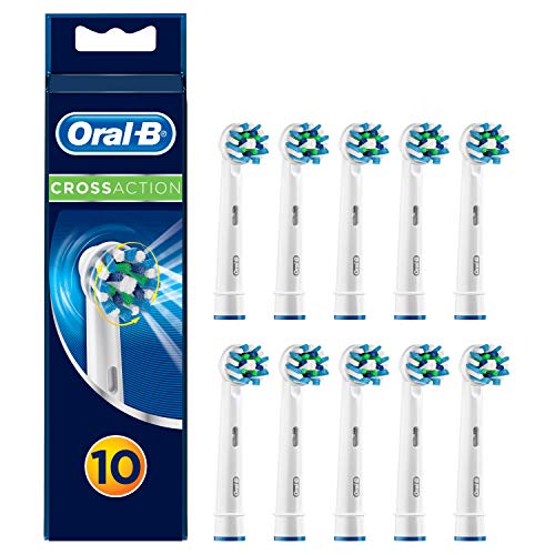 Oral-B CrossAction - Cabezales de Recambio, Pack de 8+2 Unidades