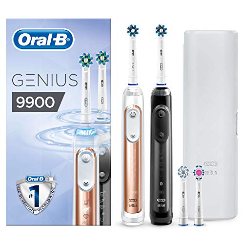 Oral-B Genius 9900 Cepillo de Dientes Eléctrico con Tecnología de Braun 2 Unidades
