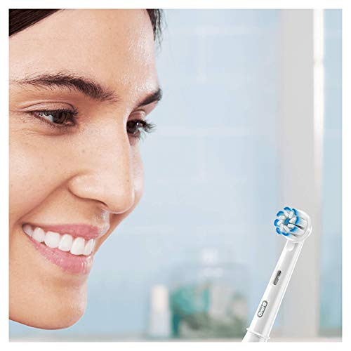 Oral-B PRO 2 2000 Sensi Ultrathin Cepillo de dientes eléctrico recargable con tecnología de braun, 1 mango blanco, 1 cabezal de recambio