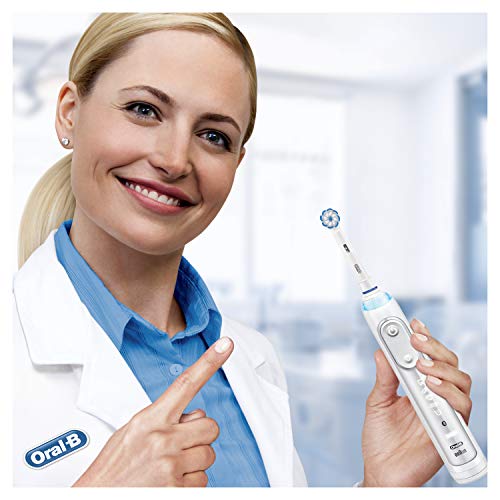 Oral-B Sensi Ultrathin - Cabezales de Recambio, Pack de 8 Recambios para Cepillo Eléctrico Recargable, Limpieza Superior y Protección de las Encías