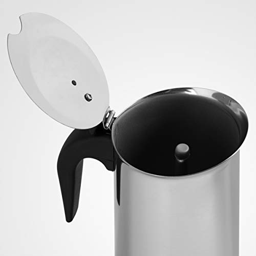 Orbegozo Cafetera, Acero Inoxidable, Plateado, 13x12x20 cm