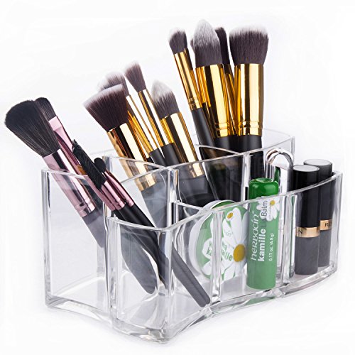 Organizzatore Trucco in Acrilico – Meersee Contenitori trucchi Cosmetic Organizer Porta pennelli trucco