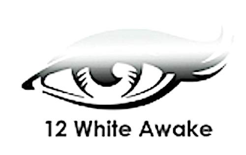 Oryx Khol Kajal Lápiz de ojos 12 automatico Blanco despierto, waterproof de Impala