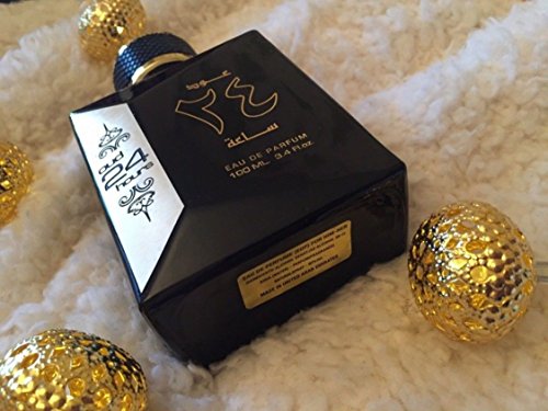 Oud 24 hours 100ML Arabian Perfume Spray Lemon Fruity Chocolate Vanilla Agar woody Musk Amber by Ard al Zaafaran
