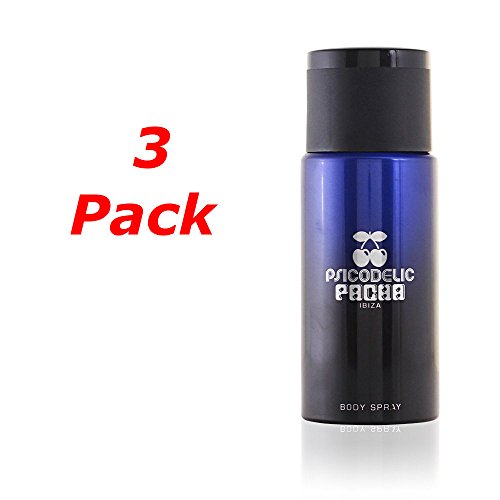 PACHA IBIZA Psicodelic Deo Spray 150ML. Pack de 3