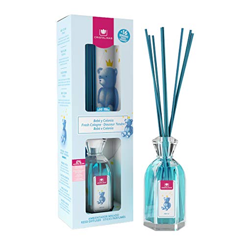 PACK BABY. MIKADO aroma BEBE Y COLONIA. Formula sin alcohol. MIKADO Clasic 180ml + MIKADO Clasico 40ml. + Ambientador para ARMARIO + MIKADO ABSORBE OLOR aroma A LIMPIO + Esfera absorbe olor COCHE