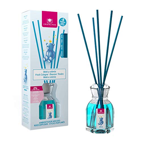 PACK BABY. MIKADO aroma BEBE Y COLONIA. Formula sin alcohol. MIKADO Clasic 180ml + MIKADO Clasico 40ml. + Ambientador para ARMARIO + MIKADO ABSORBE OLOR aroma A LIMPIO + Esfera absorbe olor COCHE