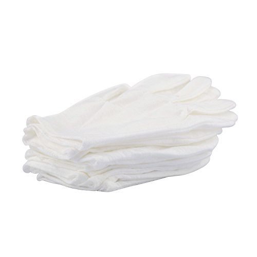 Pack de 6 pares de guantes hidratantes Aboat, de algodón blanco, para hidratar las manos