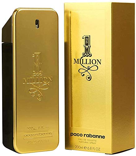 PACO RABANNE 1 Million Men Eau DE Parfum 200ML VAPORIZADOR Unisex Adulto, Negro, 200 ml
