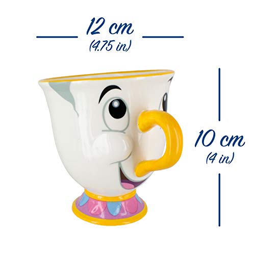 Paladone paladonegifpal319 Abysse Disney La Bella y la Bestia Chip Taza, Multicolor, Estándar