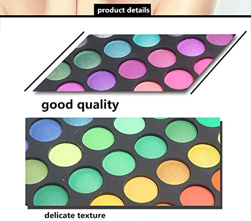 Paleta de Sombra de Ojos Colección Vivo Brillante Kit de Maquillaje Caja Profesional para Maquillaje Accesorio cosmético de Belleza (Paleta de Sombra de Ojos de 120 Colores) (120-1)