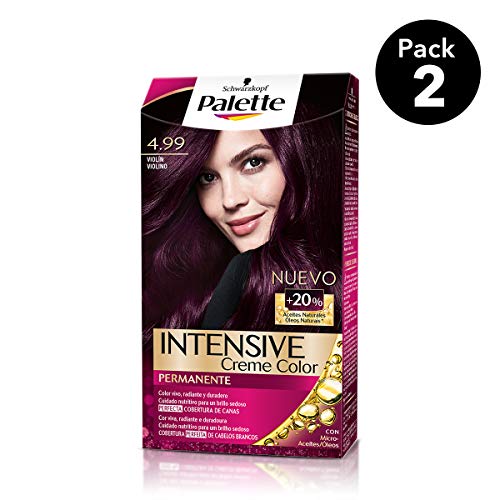 Palette Intense - Tono 4.99 Violín - 2 uds - Coloración Permanente - Schwarzkopf