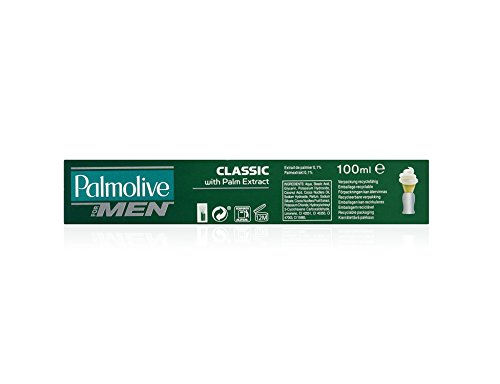 Palmolive Classic - Crema de afeitar con extracto de palma (100 ml, 12 unidades)