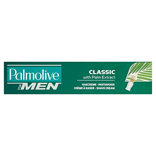 Palmolive crema de afeitado con extracto de palma para hombre, 100 ml, pack de 24