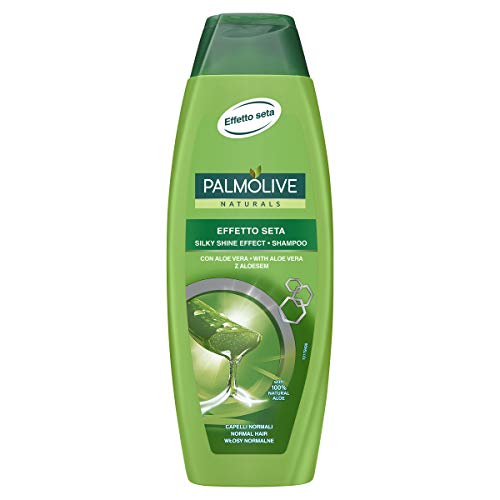 Palmolive Naturals Champú, Cabello La Vida Brillante, Cabello Normal, Aloe Vera - 350 ml