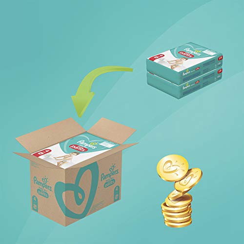 Pampers - Baby Dry Pants - Pañales talla 5 (12-17 kg) - Pack 1 mes (x132 bragas) Easy-On para hasta 12 horas de secado transpirable, paquete mensual: el empaque puede variar