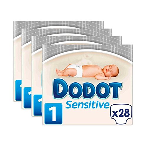 PAÑALES DODOT SENSITIVE T1 R.NACIDO CAJA 112 Unidades DE 2 a 5 KG