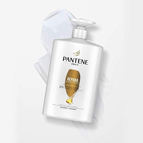 Pantene Pro-V Repara & Protege Champú, Combate al Instante los Signos del Daño, Negro, 1000 ml