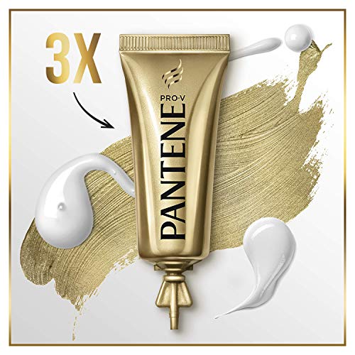 Pantene Repara y Protege, Mascarilla Hidratante Cabello, Ampolla Rescate, Tratamiento Intensivo Pelo Seco y Dañado, Repara el Daño en 1 Uso - Pack Ahorro 9 x 15 ml, 3 X 3 X 15 ml, pelo más fuerte