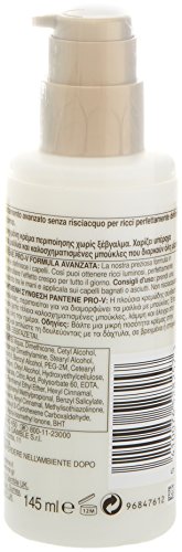 Pantene Rizos Definidos Crema Sin Aclarado, Pelo Rizado Y Rebelde - 145 ml