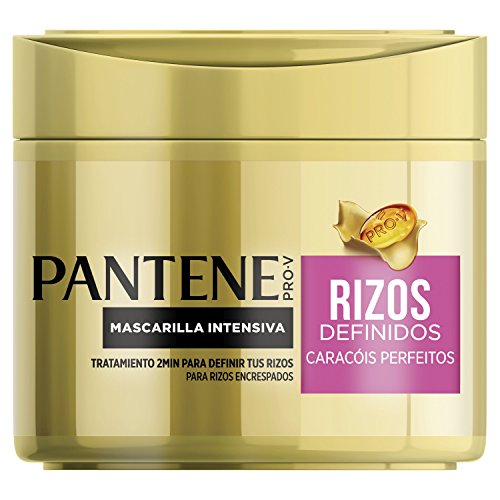 Pantene Rizos Definidos Mascarilla, Hidrata para Conseguir unos Rizos Sedosos y Definidos - 300 ml