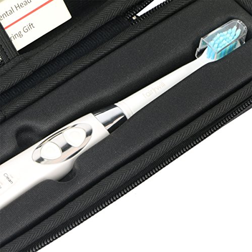 para Fairywill Cepillo de dientes eléctrico sónicos Recargable EVA Funda Estuche Bolso by Khanka