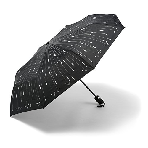 Paraguas – El Mejor Paraguas de Apertura Automática – REEMBOLSO GARANTIZADO- Apertura/Cierre automático – Paraguas de Viajes a Prueba de Vientos Fuertes #1 para Hombres + Mujeres