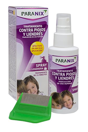 Paranix Spray. Tratamiento para Piojos y Liendres - Incluye Lendrera - Sin insecticidas - 100 ml