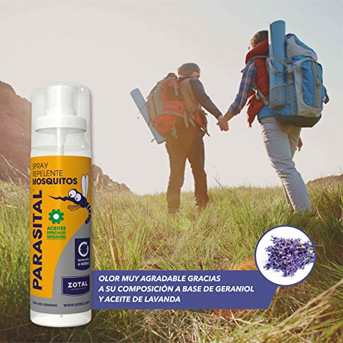 Parasital Repelente de Mosquitos Pack con Spray Repelente Mosquitos, Pulsera Antimosquitos y Calma Picaduras Spray Antimosquitos con Pulsera Antimosquitos Adultos y Niños con Aceites Esenciales