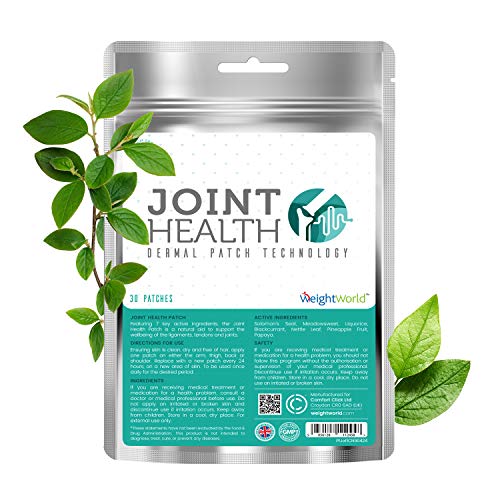 Parches Para Articulaciones - 30 Parches Antiinflamatorios Naturales- Reduce Dolor en Articulaciones, Lumbares, Rodilla, Cuello, Espalda y Hombro, Alivia durante 24 Horas, Con 7 Ingredientes Activos