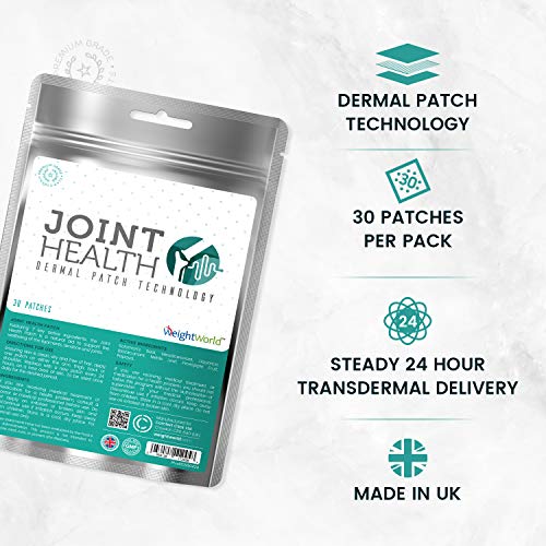 Parches Para Articulaciones - 30 Parches Antiinflamatorios Naturales- Reduce Dolor en Articulaciones, Lumbares, Rodilla, Cuello, Espalda y Hombro, Alivia durante 24 Horas, Con 7 Ingredientes Activos