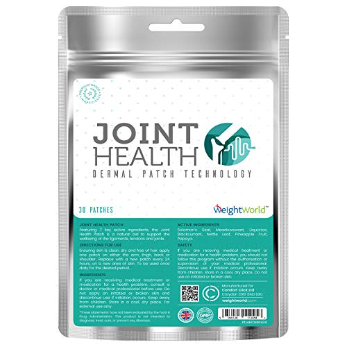 Parches Para Articulaciones - 30 Parches Antiinflamatorios Naturales- Reduce Dolor en Articulaciones, Lumbares, Rodilla, Cuello, Espalda y Hombro, Alivia durante 24 Horas, Con 7 Ingredientes Activos