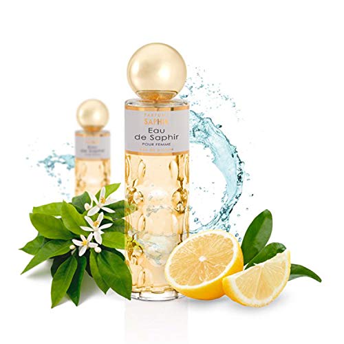 PARFUMS SAPHIR Eau de Saphir - Eau de Parfum con vaporizador para Mujer - 200 ml