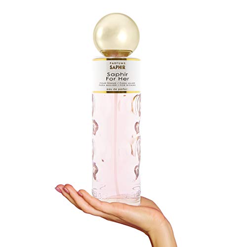 PARFUMS SAPHIR For Her - Eau de Parfum con vaporizador para Mujer XXL - 400 ml