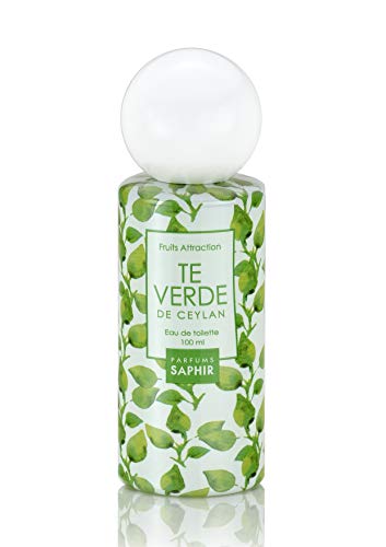 PARFUMS SAPHIR Fruit Attraction Té Verde Eau de Toilette para Mujeres - 100 ml