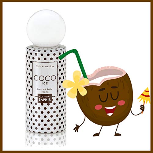 PARFUMS SAPHIR Fruits Attraction Coco Eau de Toilette con Vaporizador para Mujer - 100 ml