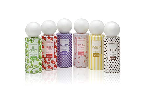 PARFUMS SAPHIR Fruits Attraction Fresa Eau de Toilette con Vaporizador para Mujer - 100 ml