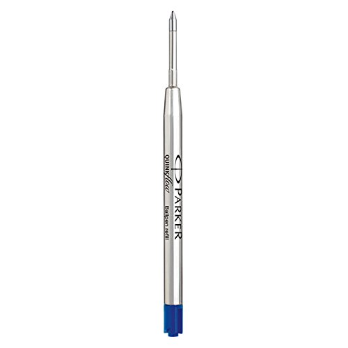 PARKER QUINKflow Recambios de tinta para bolígrafos | punta mediana | tinta azul | paquete de 3