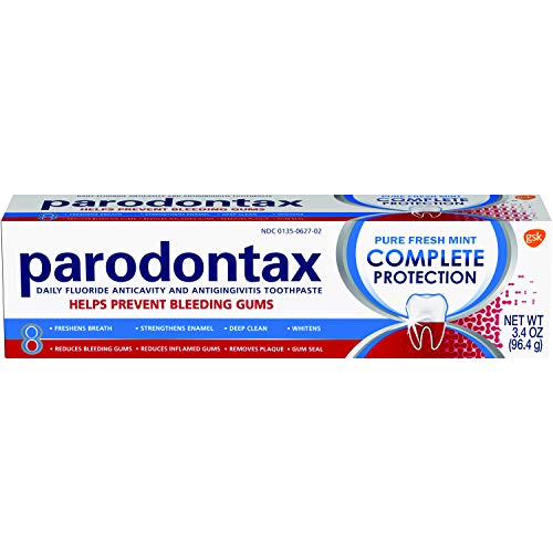 Parodontax Complete Protection Toothpaste For Bleeding Gums, Pure Fresh Mint, 3.4 Ounce