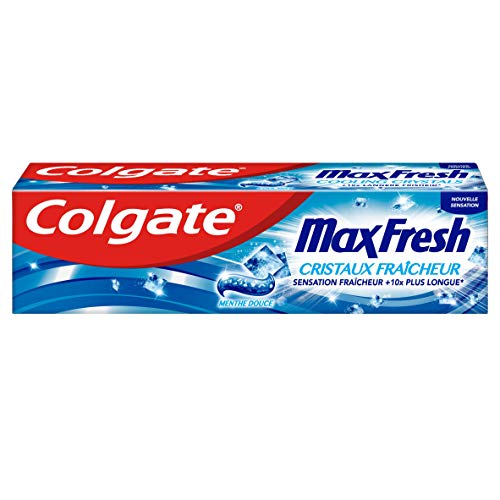 Pasta de dientes COLGATE Max Fresh con cristales refrescantes, una nueva dimensión de frescor 75 ml