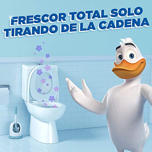 Pato Active Clean - Colgador wc, frescor intenso, perfuma limpia y desinfecta, aroma Floral Fantasy