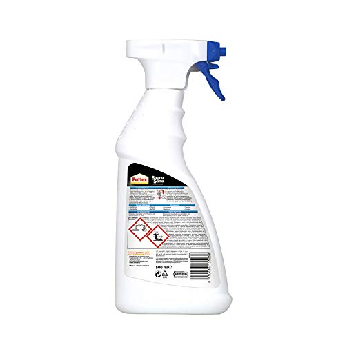 Pattex - Baño Sano, antimoho, spray higienizante, bactericida en spray de cloro activo para fugas y sanitarios, spray antimoho para sellados siempre desinfectados, 1 x 500 ml