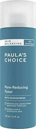 Paula's Choice Skin Balancing Tónico Hidratante Facial - Reduce los Poros y Puntos Negros - con Niacinamida - Pieles Mixtas a Grasas - 190 ml