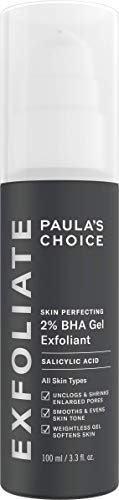Paula’s Choice Skin Perfecting 2% BHA Gel Exfoliante - Peeling Facial Reduce Puntos Negros, Poros y Acne - con Ácido Salicílico & Bisabolol - Todos Tipos de Piel - 100 ml