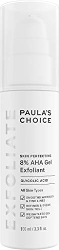 Paula's Choice Skin Perfecting 8% AHA Gel Exfoliante - Peeling Facial Antiarrugas y Combate las Manchas - con Acido Glicolico & Pantenol - Todos Tipos de Piel - 100 ml