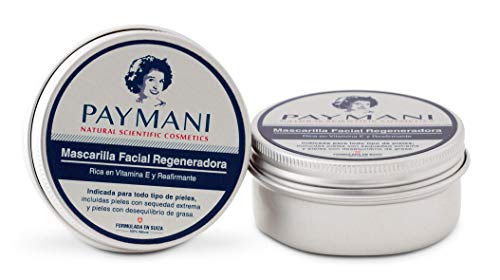 PAYMANI NATURAL SCIENTIFIC COSMETICS Mascarilla exfoliante y limpiadora para la cara (Regeneradora y Reafirmante), 50 ml