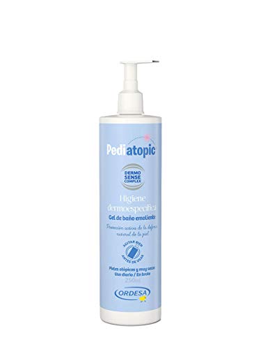 Pediatopic higiene dermoespecífica 250ml , gel el de baño oleoso altamente emoliente específico para pieles atópicas y/o altamente secas.