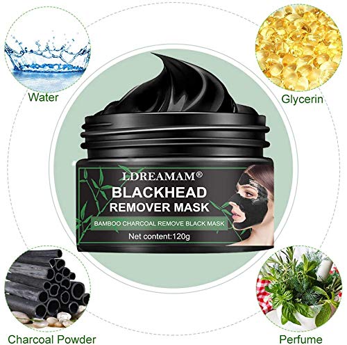 Peel Off Máscara,Mascarilla Exfoliante Facial,Black Mask Máscara,Reduce Poros,Acne,Piel Muerta,Espinillas,Hidratar Piel,Producto Organico Mineral 120g