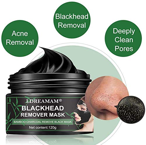 Peel Off Máscara,Mascarilla Exfoliante Facial,Black Mask Máscara,Reduce Poros,Acne,Piel Muerta,Espinillas,Hidratar Piel,Producto Organico Mineral 120g